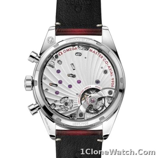 Omega Speedmaster Men Automatic Red Leather Watch O33212415111001