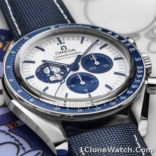 Omega Speedmaster Men Automatic Silver Nylon Watch O31032425002001