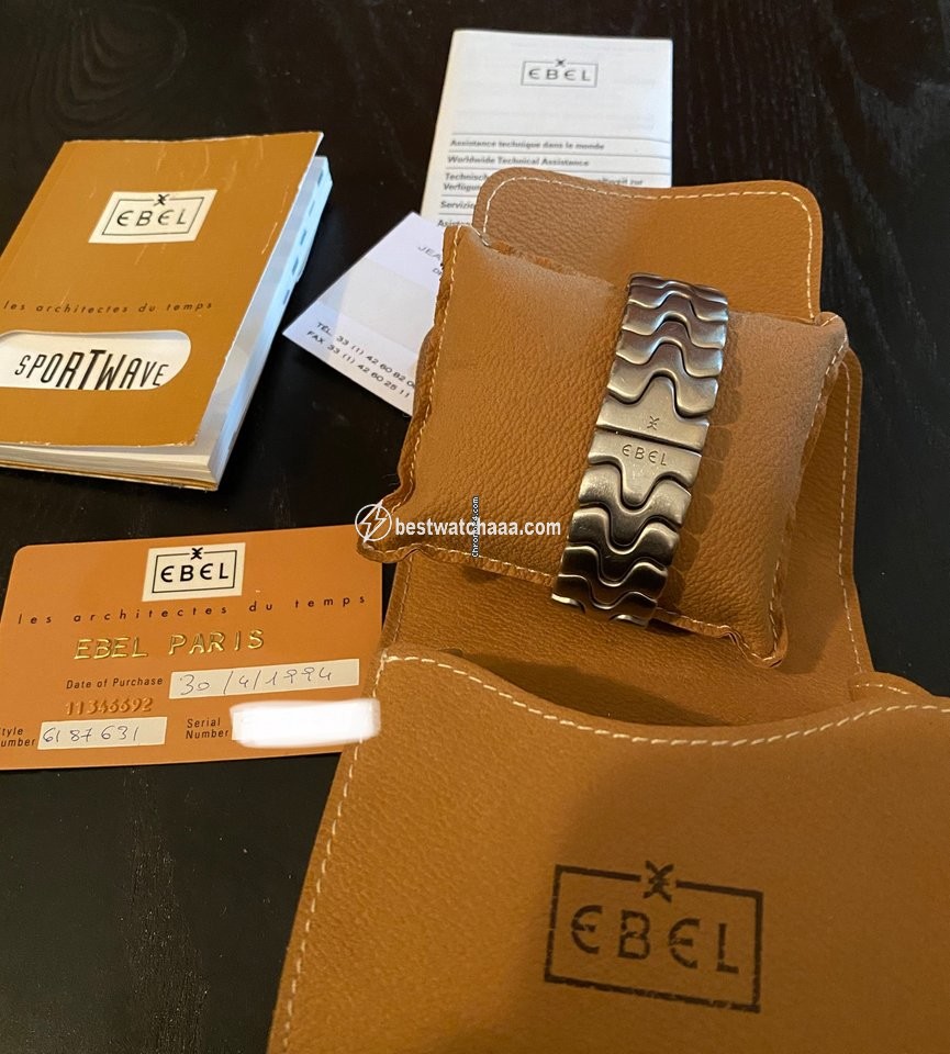 Ebel Sportwave Mens watch Unisex Quartz Gold Steel E 6187631 - gallery