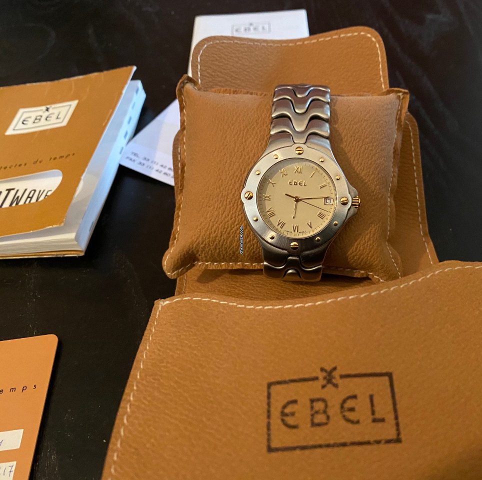 Ebel Sportwave Mens watch Unisex Quartz Gold Steel E 6187631 - gallery