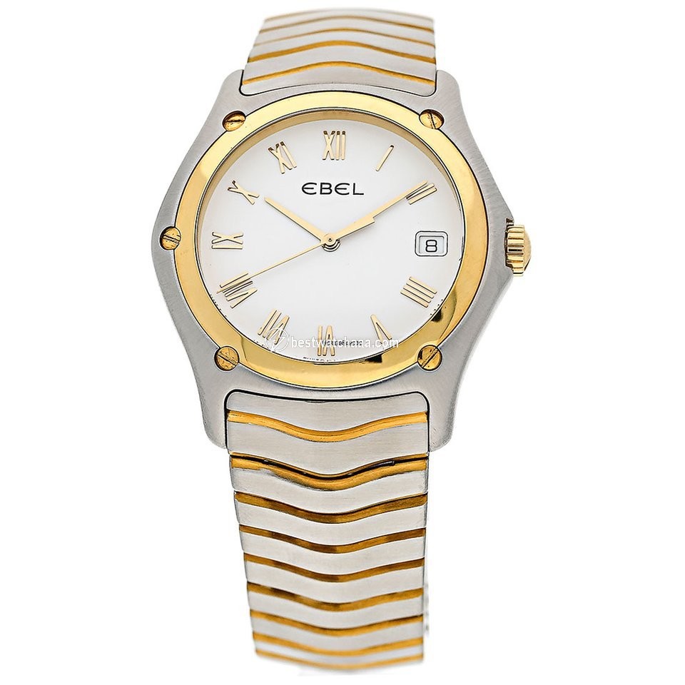 Ebel Sportwave Mens watch Unisex Quartz Gold Steel 1187F41