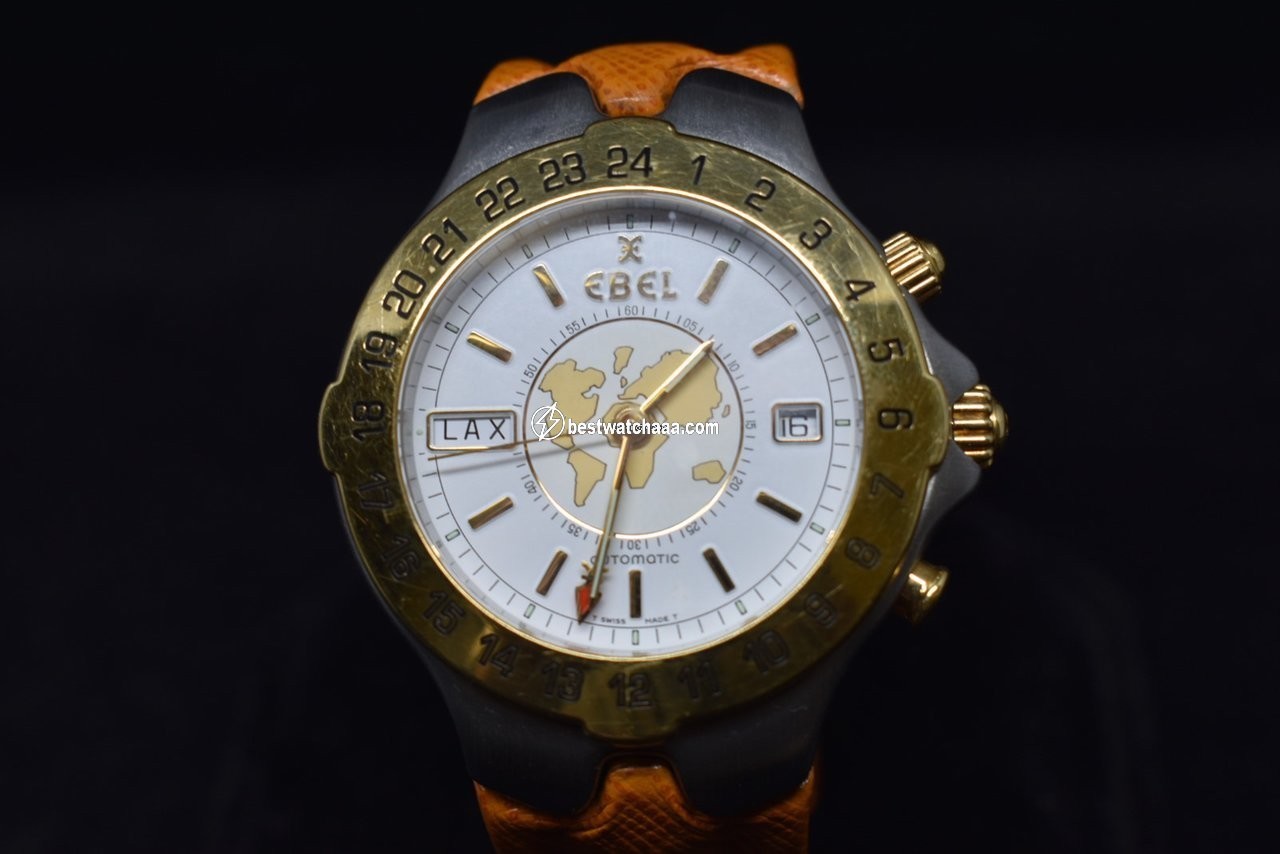 Ebel Sportwave Mens watch Unisex Automatic Gold Steel E6122641 - gallery