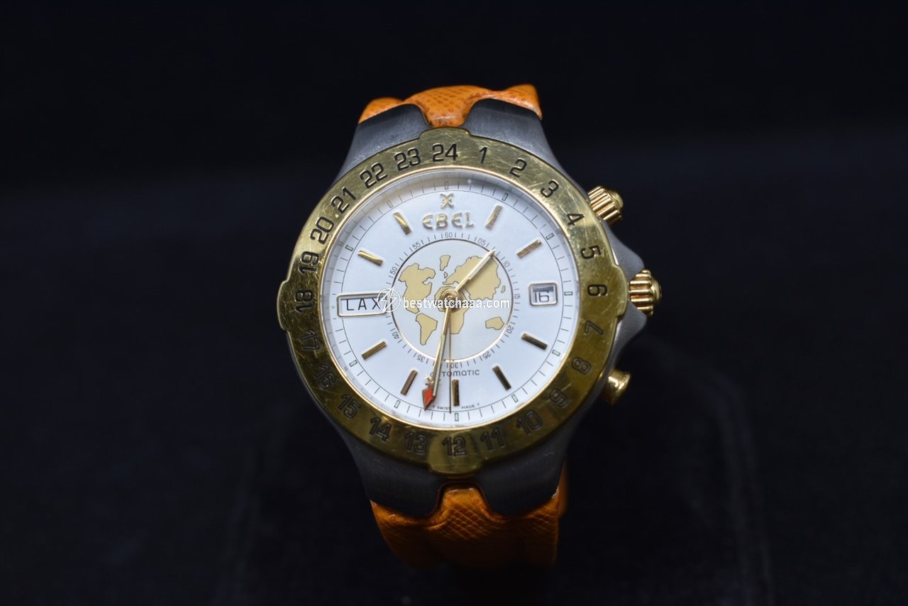 Ebel Sportwave Mens watch Unisex Automatic Gold Steel E6122641 - gallery
