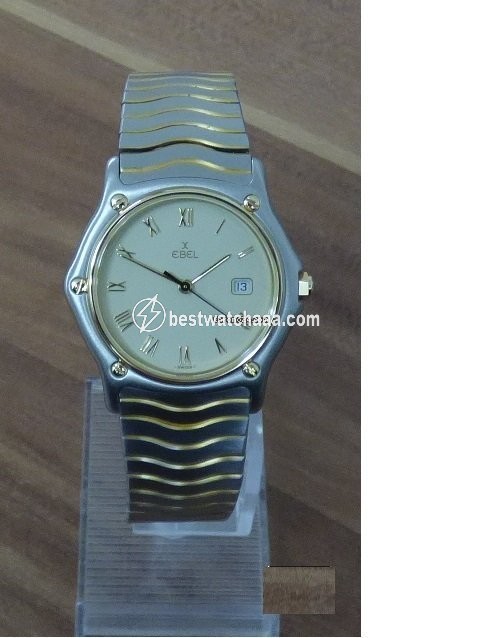 Ebel Sportwave Mens watch Unisex Quartz Gold Steel 183909