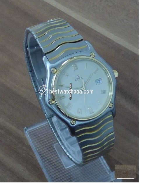 Ebel Sportwave Mens watch Unisex Quartz Gold Steel 183909 - gallery