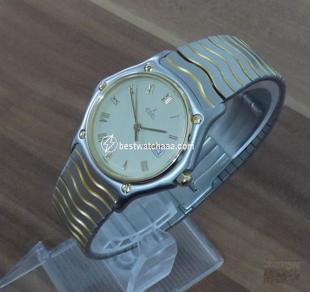 Ebel Sportwave Mens watch Unisex Quartz Gold Steel 183909 - gallery