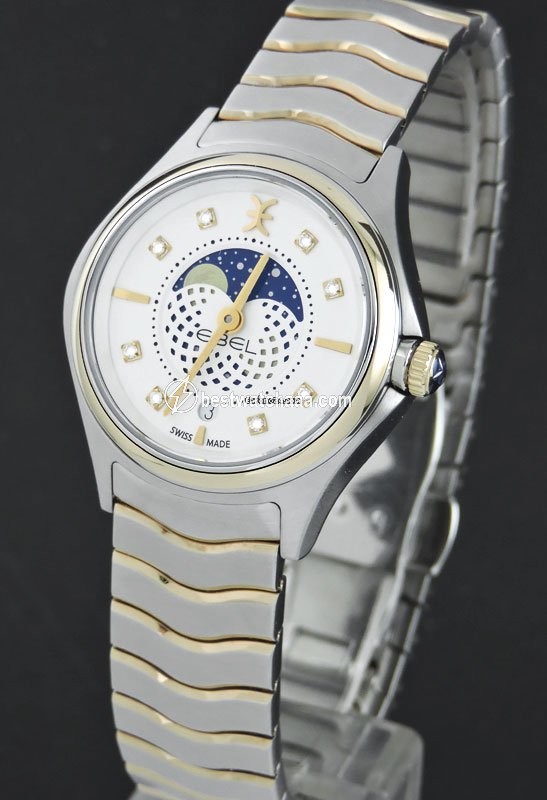 Ebel Wave Womens watch Quartz Gold Steel 1216373