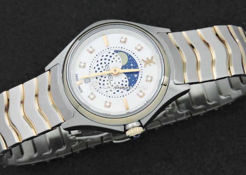 Ebel Wave Womens watch Quartz Gold Steel 1216373 - gallery