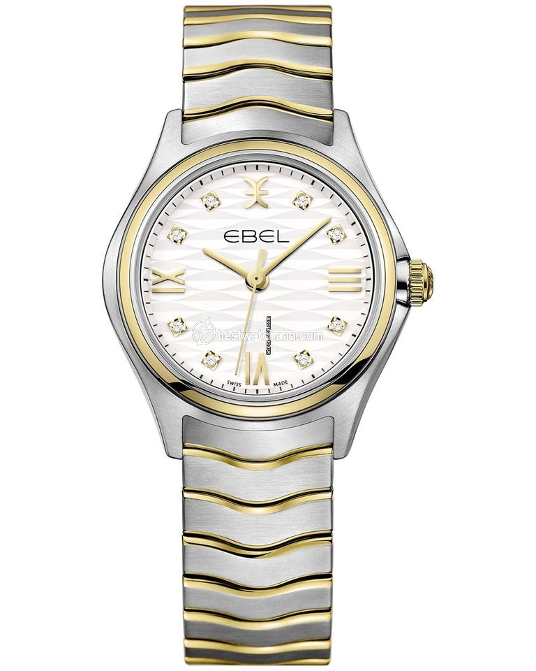 Ebel Wave Womens watch Quartz Gold Steel 1216415