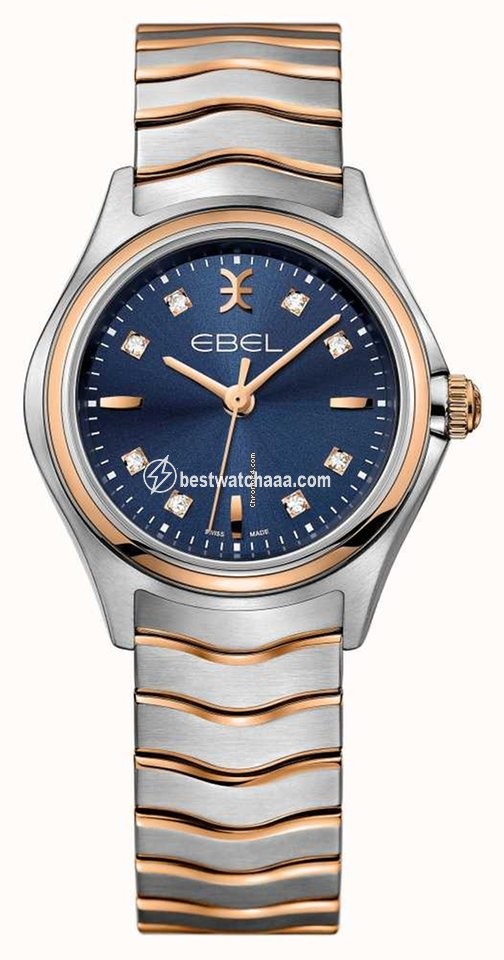 Ebel Wave Womens watch Quartz Gold Steel 1216379