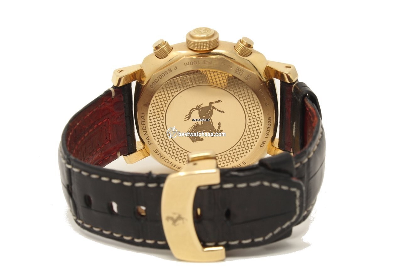 Panerai Ferrari Mens watch Unisex Automatic Yellow gold FER 006 - gallery