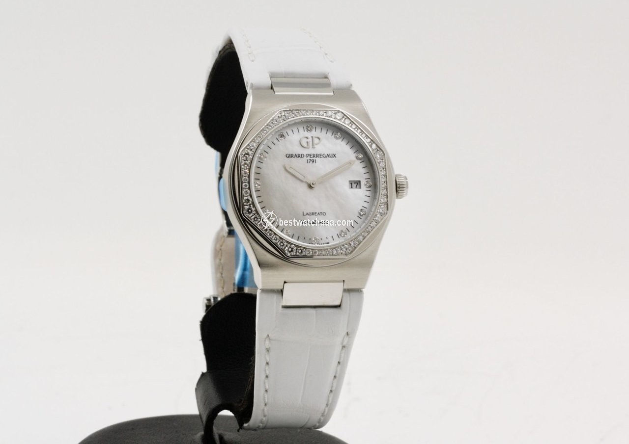 Girard Perregaux Laureato Womens watch Quartz Steel 80189