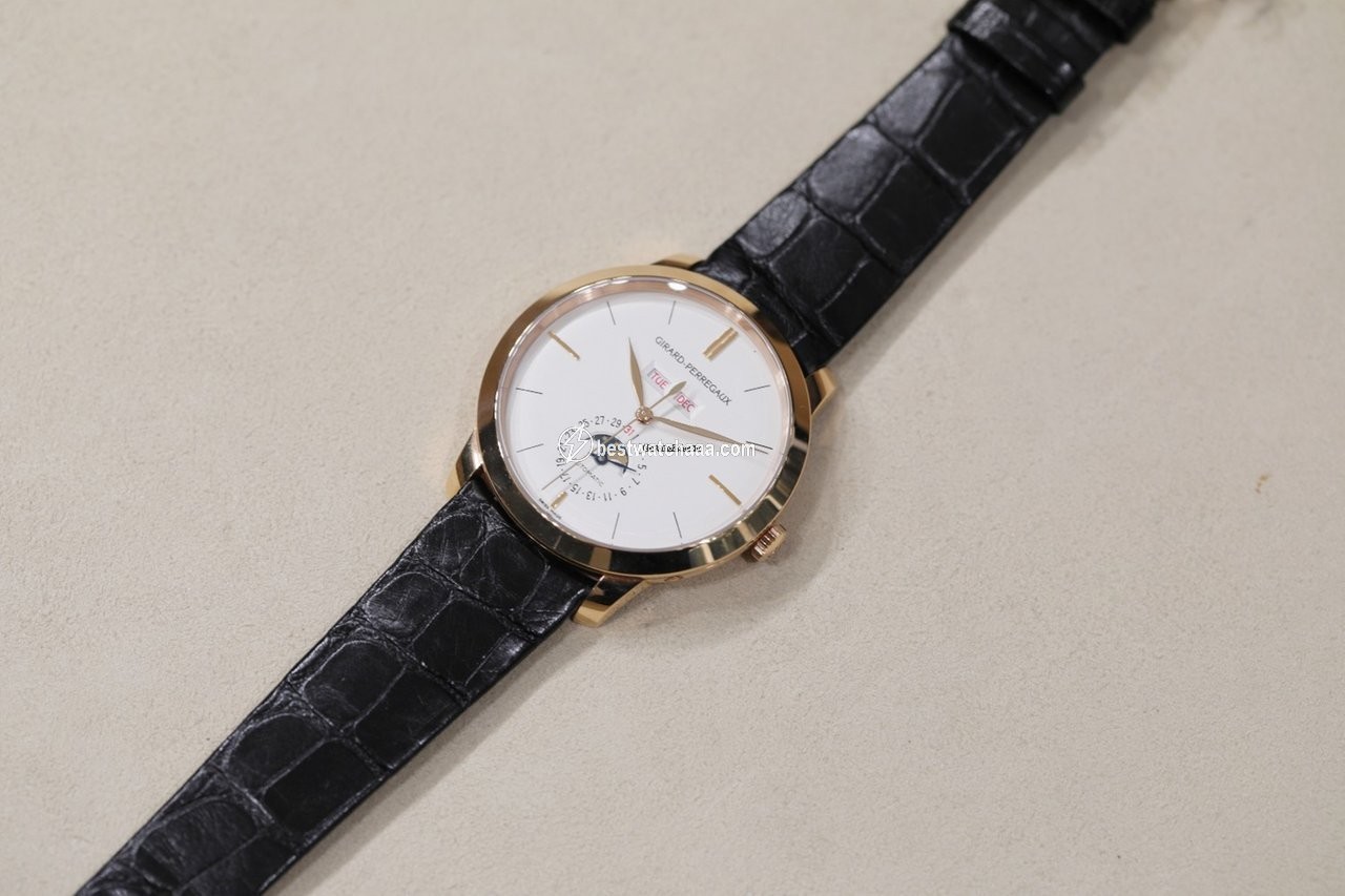 Girard Perregaux 1966 Mens watch Unisex Automatic Rose gold 49535-52-151-bk6a