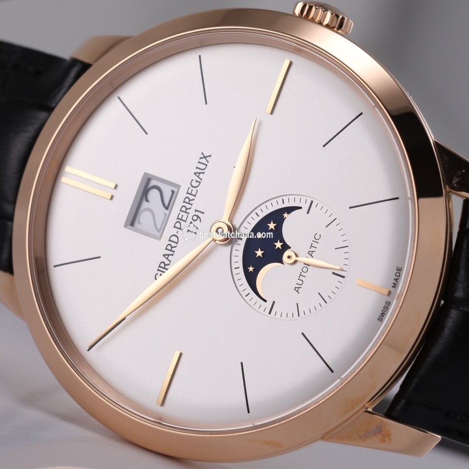Girard Perregaux 1966 Mens watch Unisex Automatic Rose gold 49556-52-131-bb6c - gallery