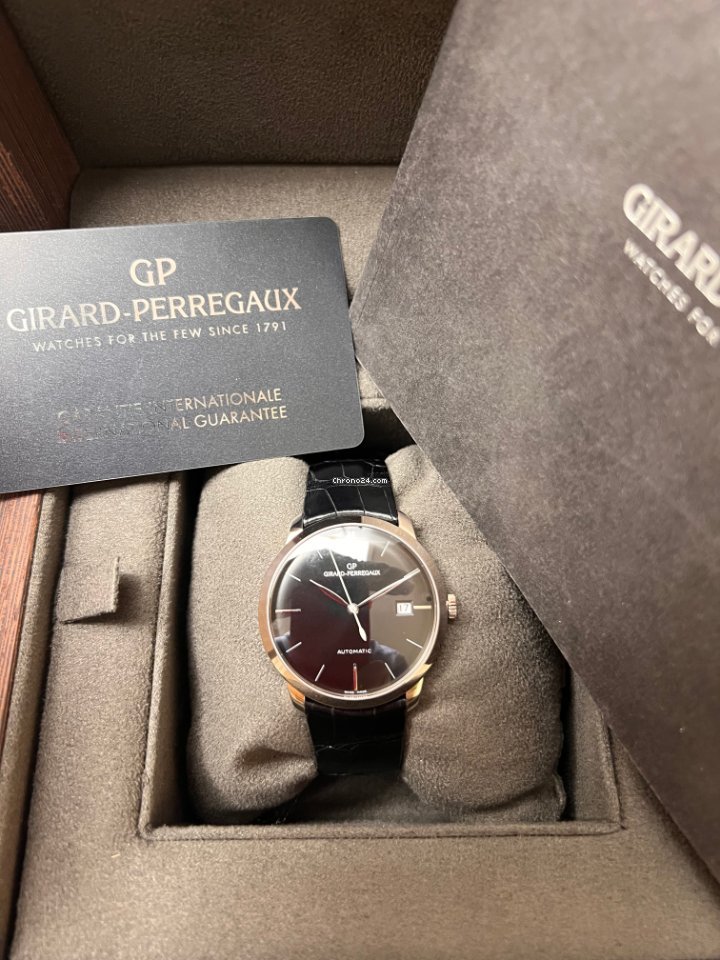 Girard Perregaux 1966 Mens watch Unisex Automatic White gold 49525-53-631-BK6A - gallery