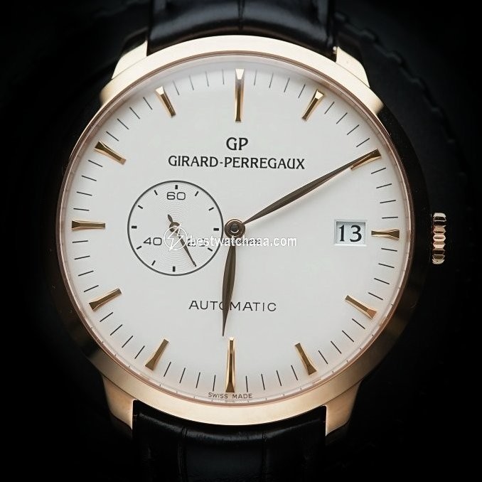 Girard Perregaux 1966 Mens watch Unisex Automatic Rose gold 49543-52-131-BKBA
