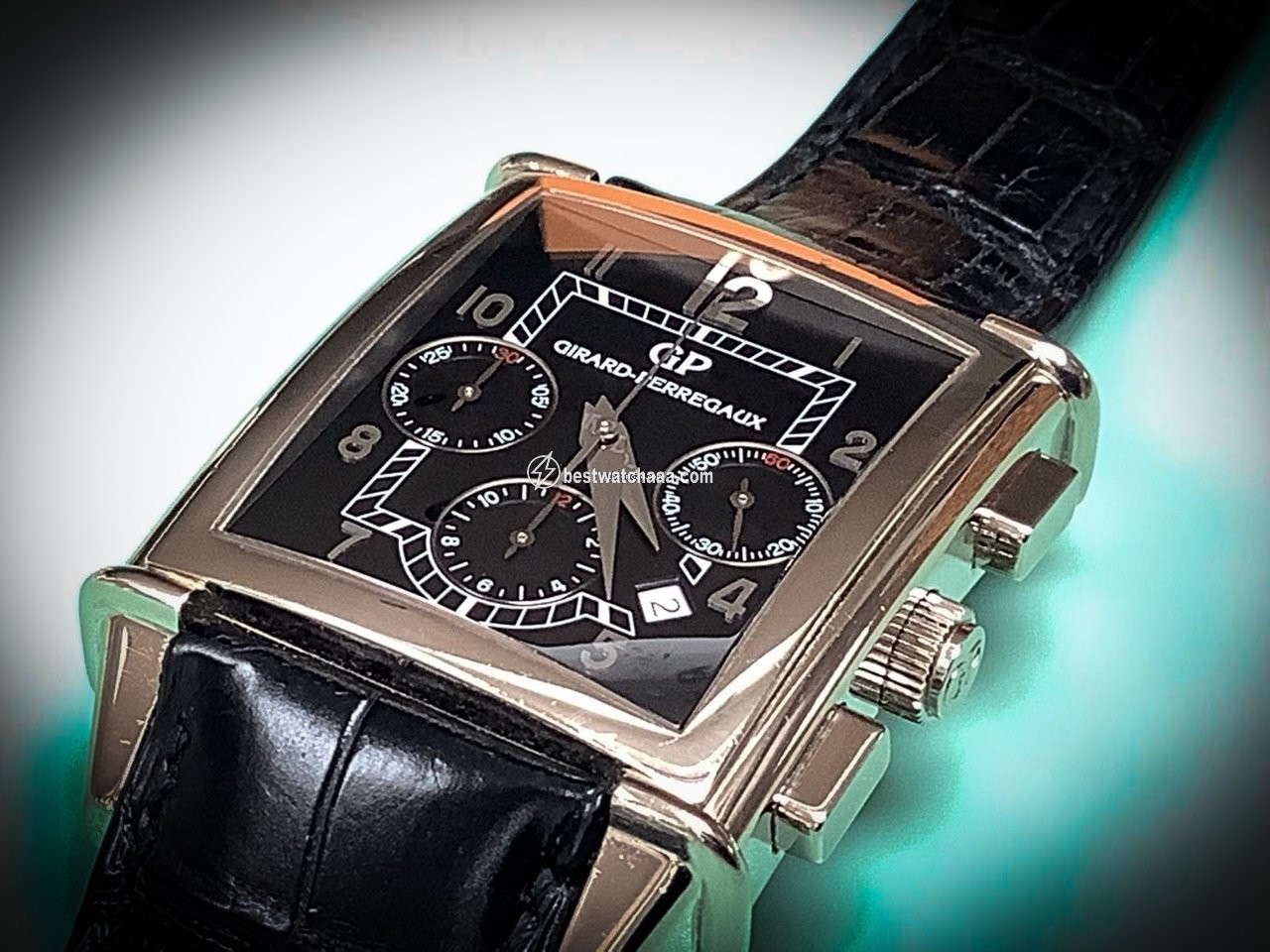 Girard Perregaux Vintage 1945 Mens watch Unisex Automatic White gold 25840-11-611-FK6A