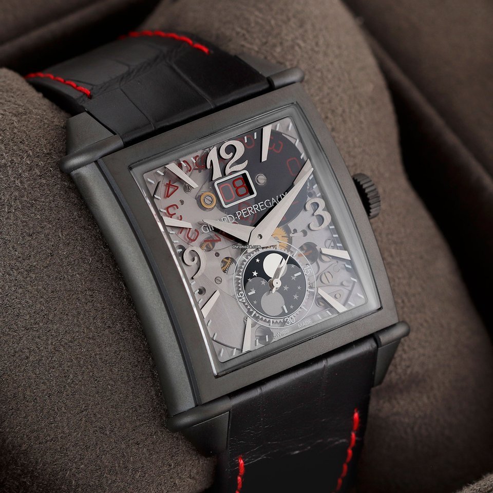 Girard Perregaux Vintage 1945 Mens watch Unisex Automatic Titanium 25882-21-223-bf6a - gallery