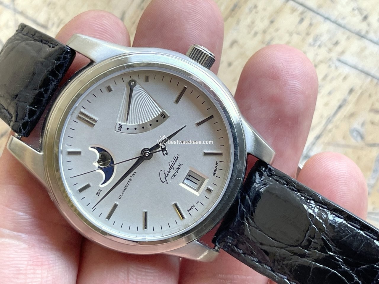 Glashutte Original Senator Power Reserve Display Mens watch Unisex Automatic Steel 39-44-04-12-04 - gallery