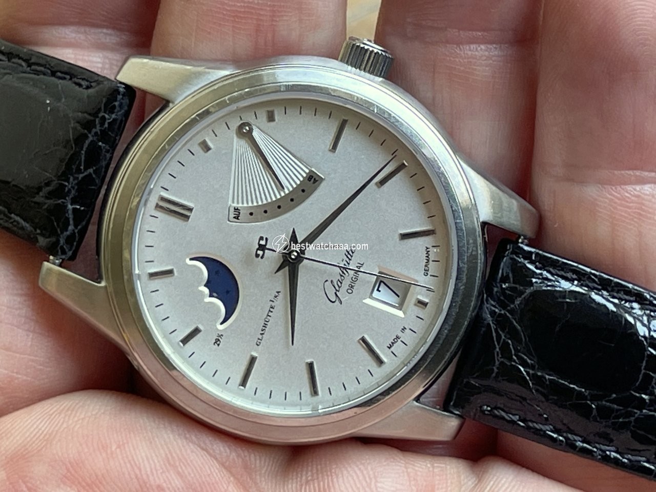 Glashutte Original Senator Power Reserve Display Mens watch Unisex Automatic Steel 39-44-04-12-04 - gallery