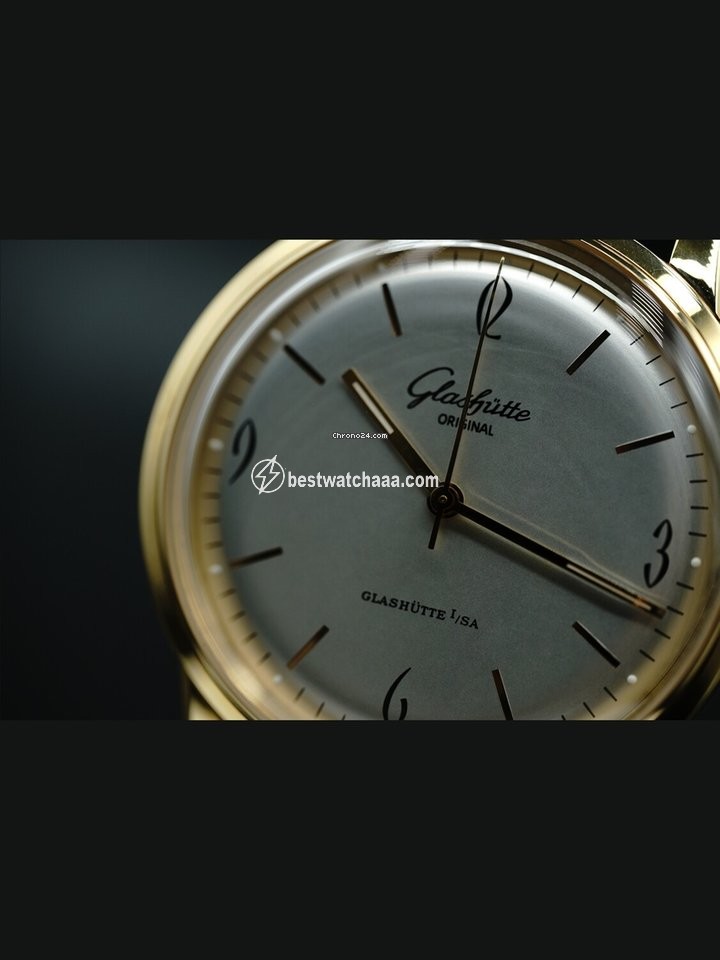 Glashutte Original Sixties Mens watch Unisex Automatic Rose gold 1-39-52-01-01-04 - gallery
