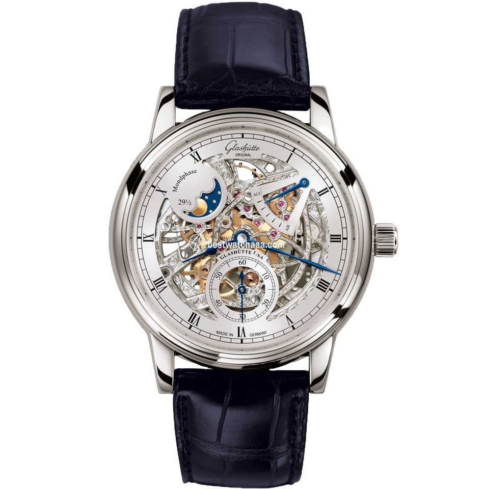 Glashutte Original Senator Mens watch Unisex Manual winding White gold 1-49-13-15-04-30