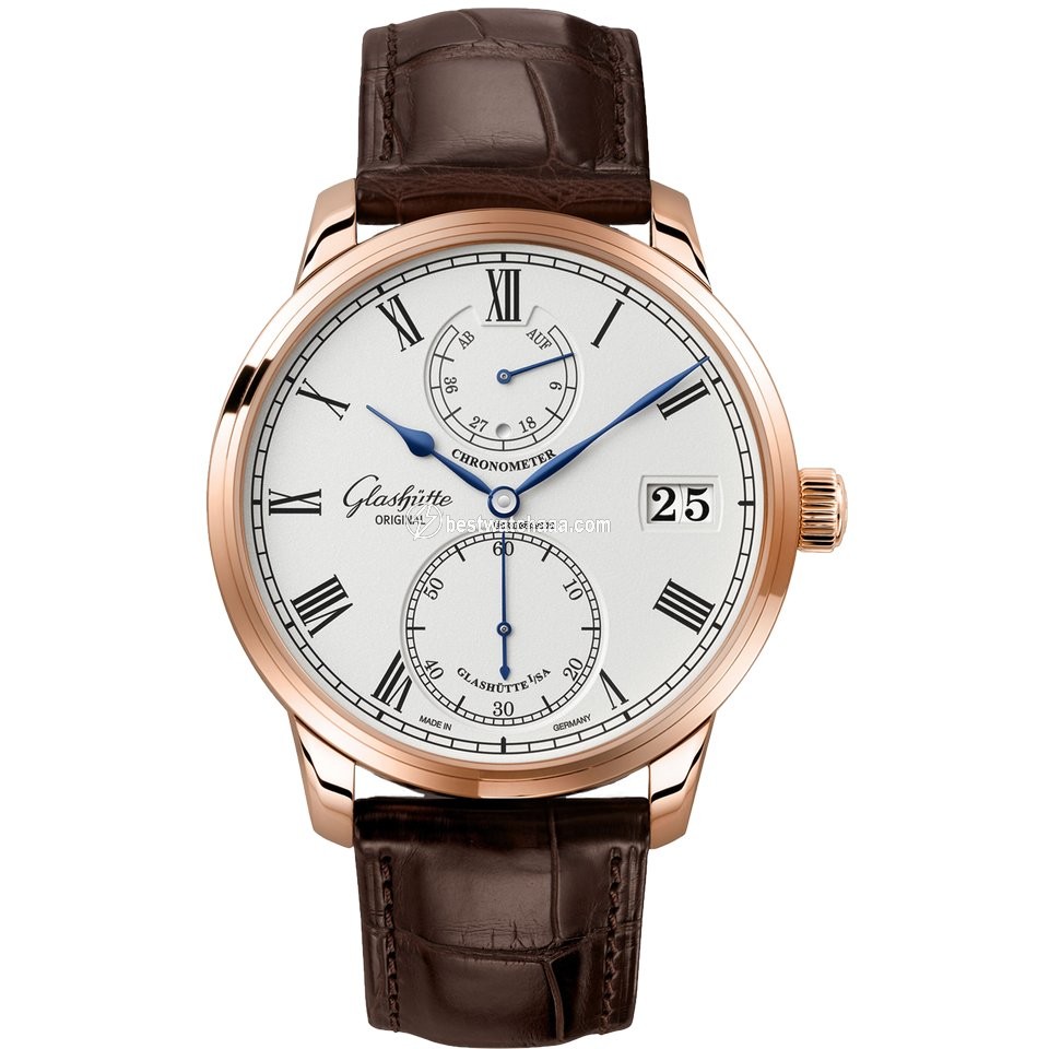 Glashutte Original Senator Chronometer Mens watch Unisex Manual winding Red gold 1-58-01-02-05-01