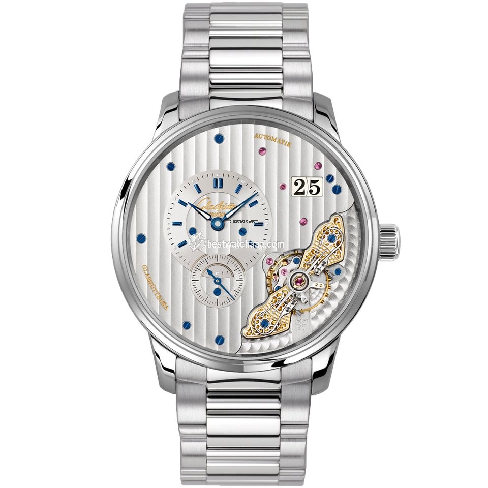Glashutte Original PanoMaticInverse Mens watch Unisex Automatic Steel 1-91-02-02-02-70