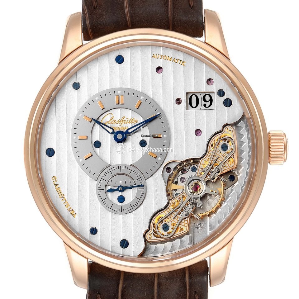 Glashutte Original PanoMaticInverse Mens watch Unisex Automatic Rose gold 1-91-02-01-05-30