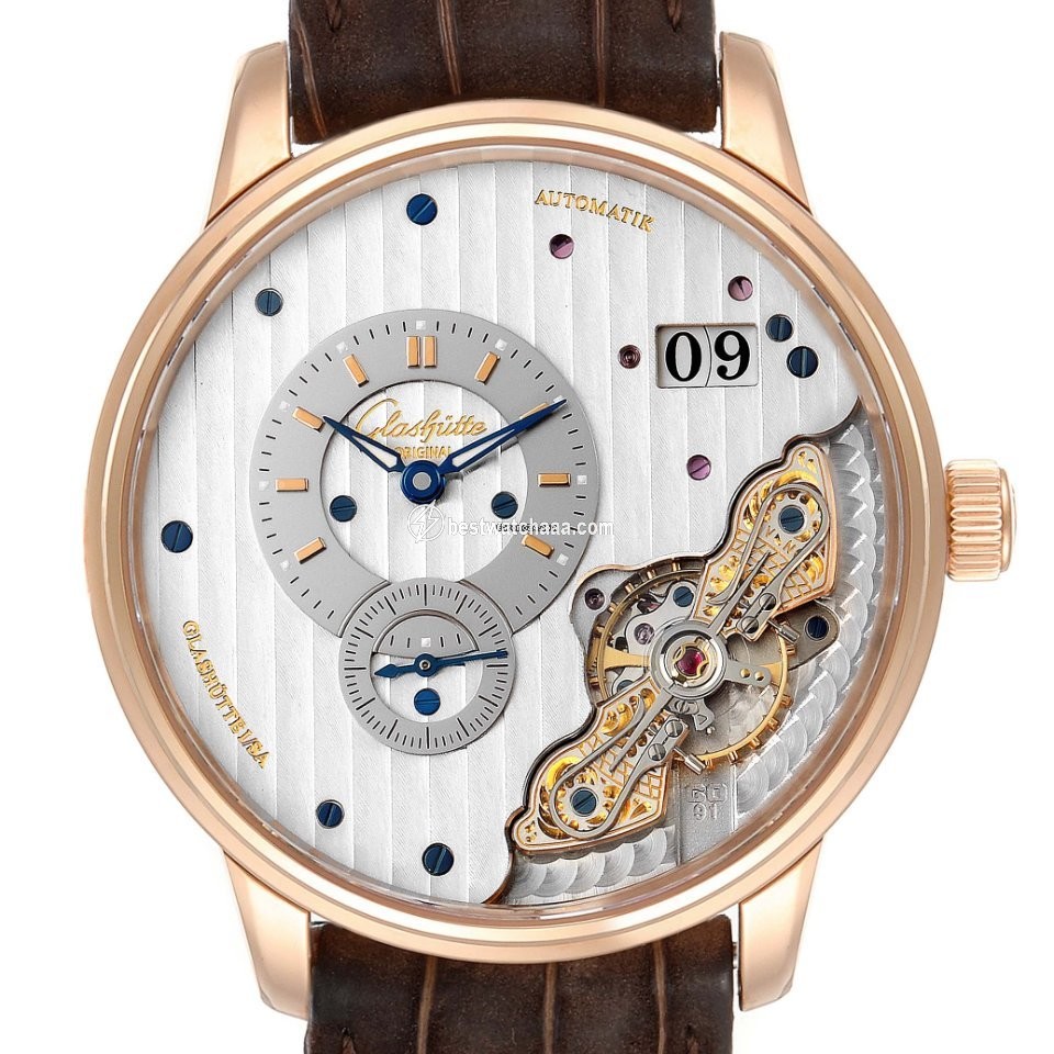 Glashutte Original PanoMaticInverse Mens watch Unisex Automatic Rose gold 1-91-02-01-05-30 - gallery