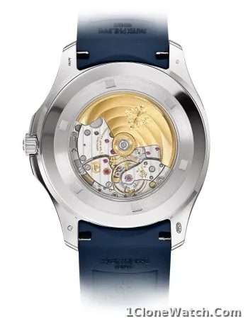 Patek Philippe Aquanaut Blue Dial   Strap White Gold 5168G-001