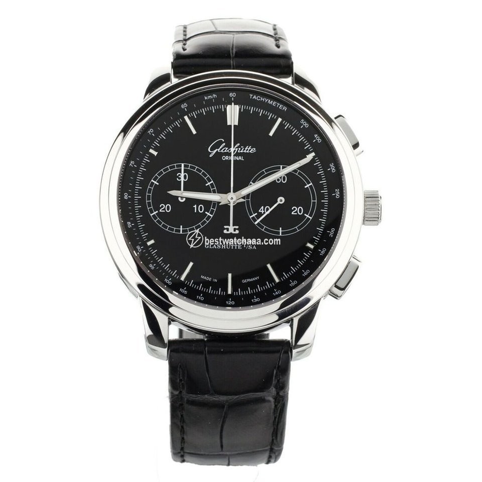 Glashutte Original Senator Chronograph XL Mens watch Unisex Automatic Steel 39-34-20-42-04