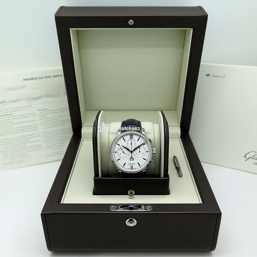 Glashutte Original Senator Chronograph Panorama Date Automatic Steel 1-37-01-05-02-33 - gallery