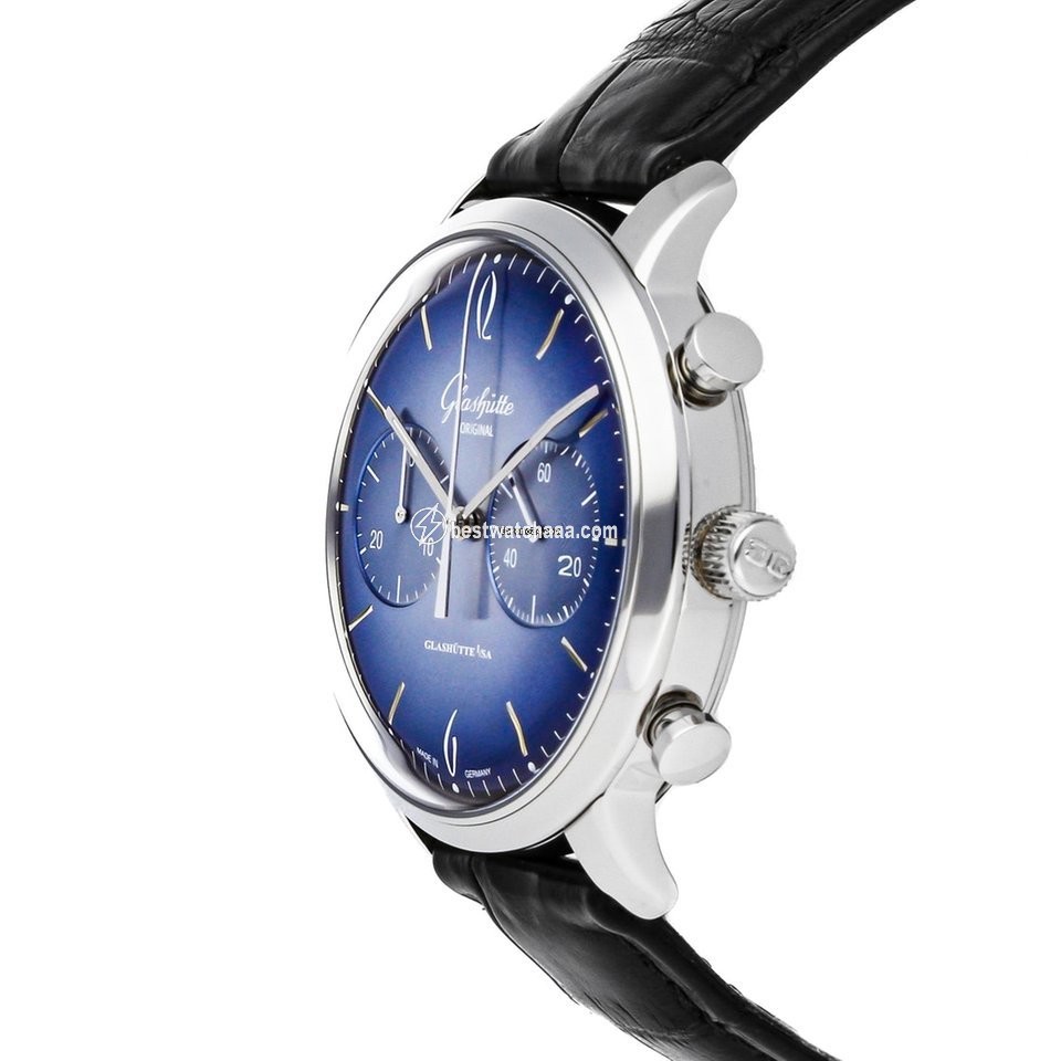 Glashutte Original Sixties Chronograph Mens watch Unisex Automatic Steel 1-39-34-04-22-04 - gallery