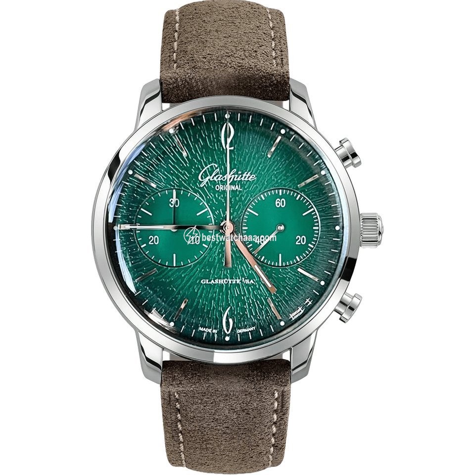 Glashutte Original Sixties Chronograph Mens watch Unisex Automatic Steel 1-39-34-05-22-04