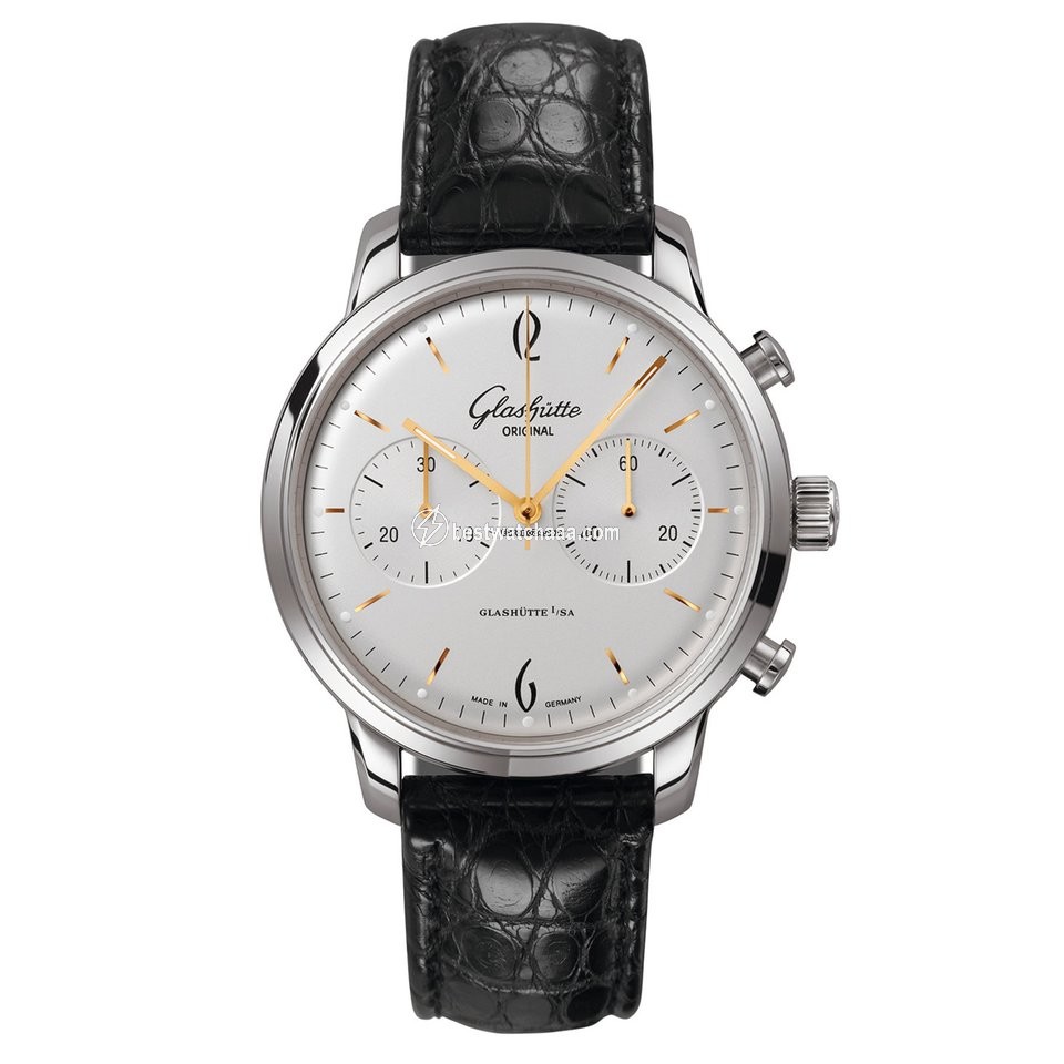 Glashutte Original Sixties Chronograph Mens watch Unisex Automatic Steel 1-39-34-03-22-04 or 39-34-03-22-04