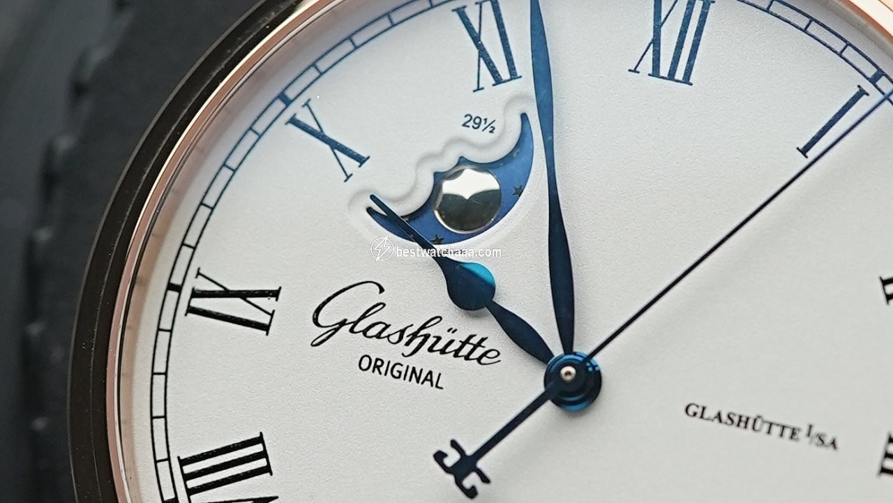 Glashutte Original Senator Panorama Date Moon Phase Mens watch Unisex Automatic Rose gold 100-04-32-15-04 - gallery