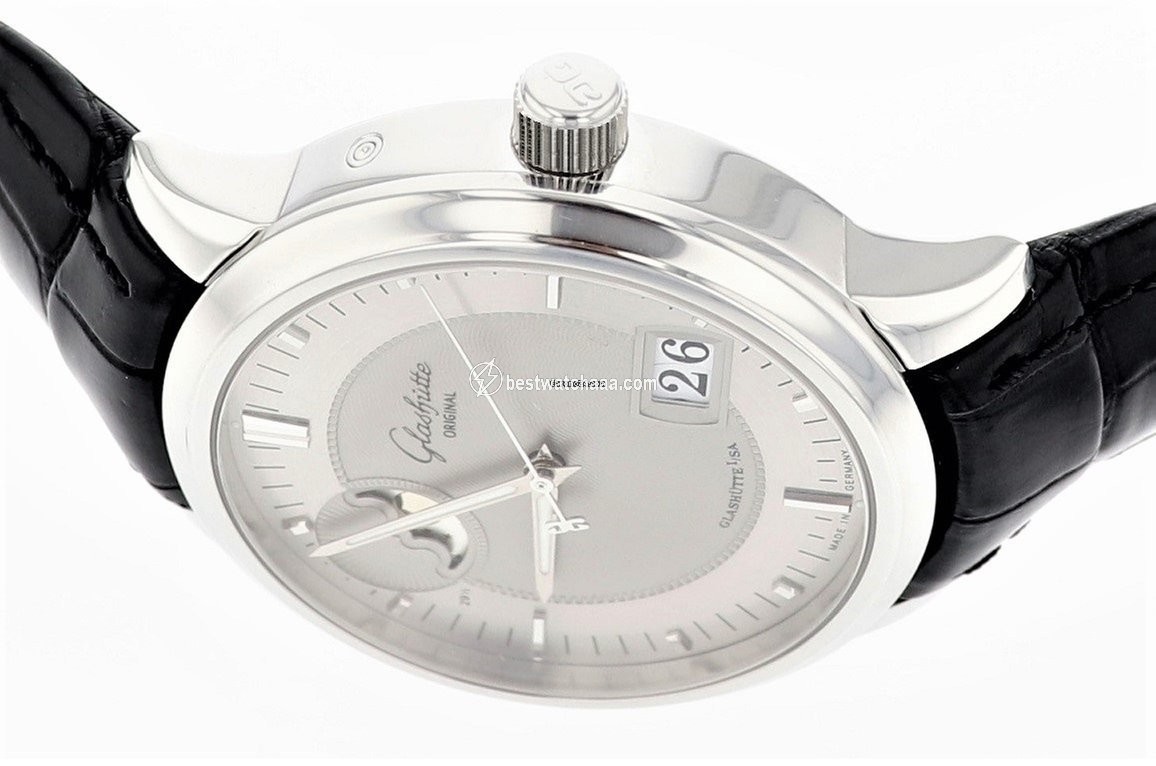 Glashutte Original Senator Panorama Date Moon Phase Mens watch Unisex Automatic Steel 100-04-04-02-04 - gallery