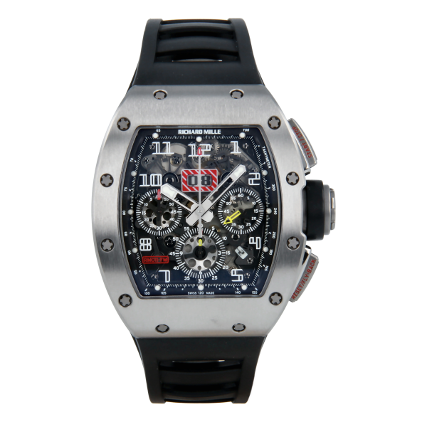 Richard Mille Super Clone RM 011 FM Rubber Skeletonized Dial Watch