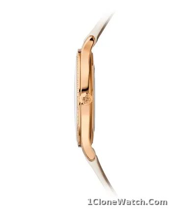 Patek Philippe Calatrava Diamond Cream Dial Ladies Watch 4897R-010