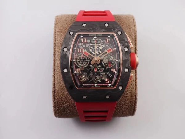 Richard Mille Super Clone RM 011 Red Strap