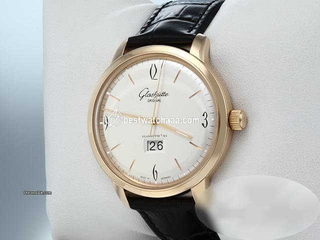 Glashutte Original Sixties Panorama Date Mens watch Unisex Automatic Rose gold 2-39-47-01-01-04 - gallery