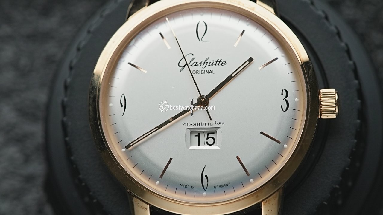 Glashutte Original Sixties Panorama Date Mens watch Unisex Automatic Rose gold 39-47-01-01-04 - gallery