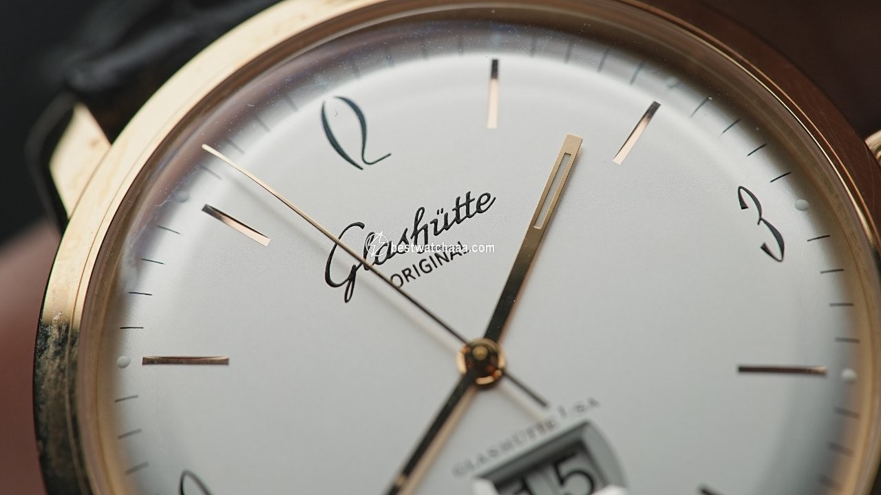 Glashutte Original Sixties Panorama Date Mens watch Unisex Automatic Rose gold 39-47-01-01-04 - gallery
