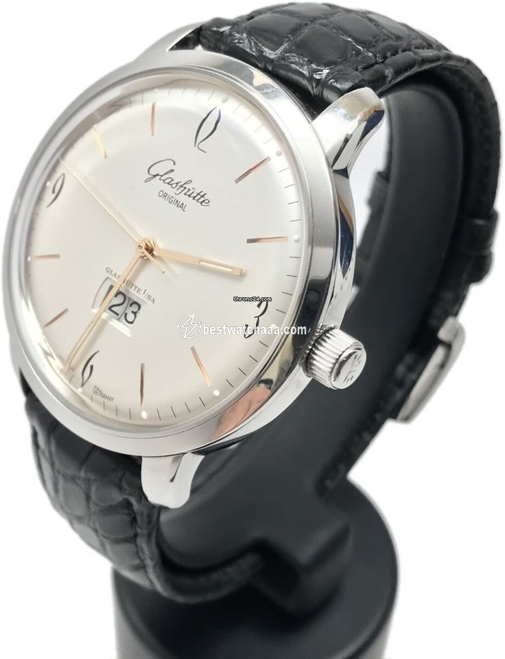 Glashutte Original Sixties Panorama Date Mens watch Unisex Automatic Steel 39-47-01-02-04 - gallery