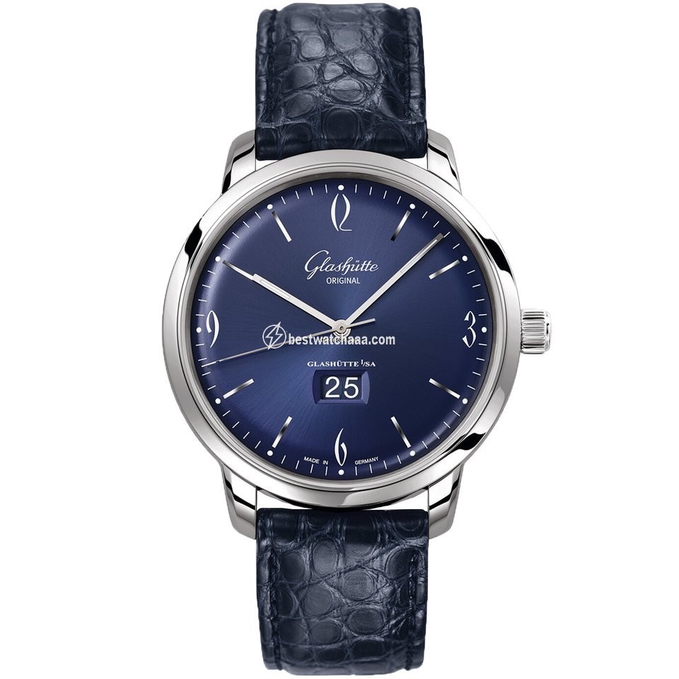 Glashutte Original Sixties Panorama Date Mens watch Unisex Automatic Steel 2-39-47-06-02-04