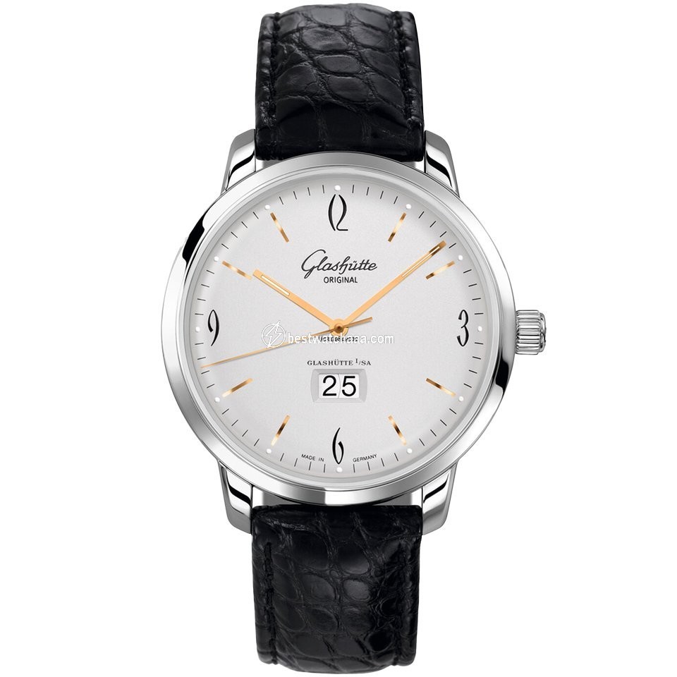 Glashutte Original Sixties Panorama Date Mens watch Unisex Automatic Steel 2-39-47-01-02-04
