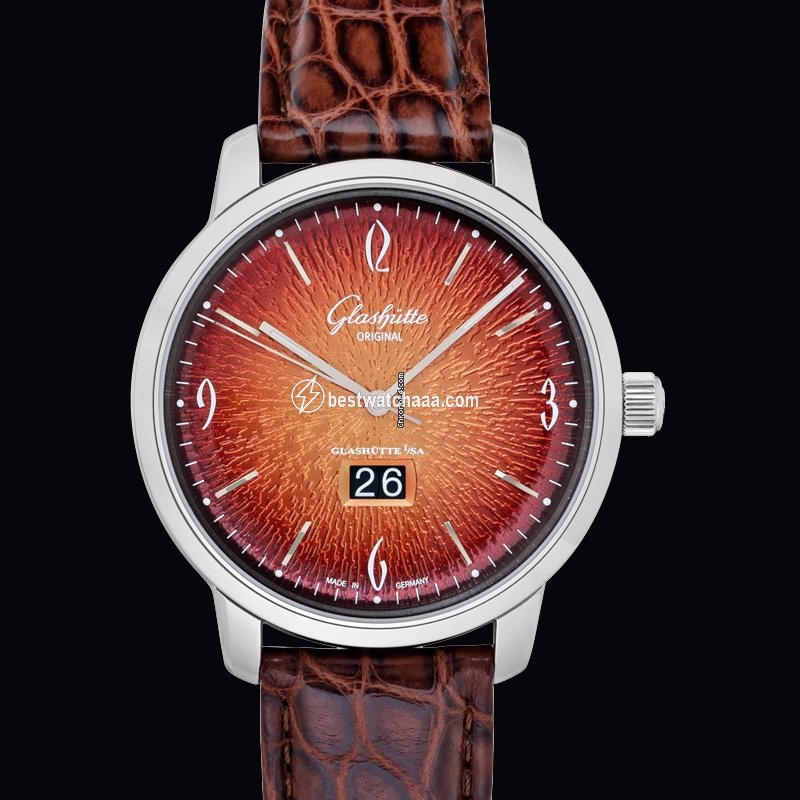 Glashutte Original Sixties Panorama Date Mens watch Unisex Automatic Steel 2-39-47-09-02-04