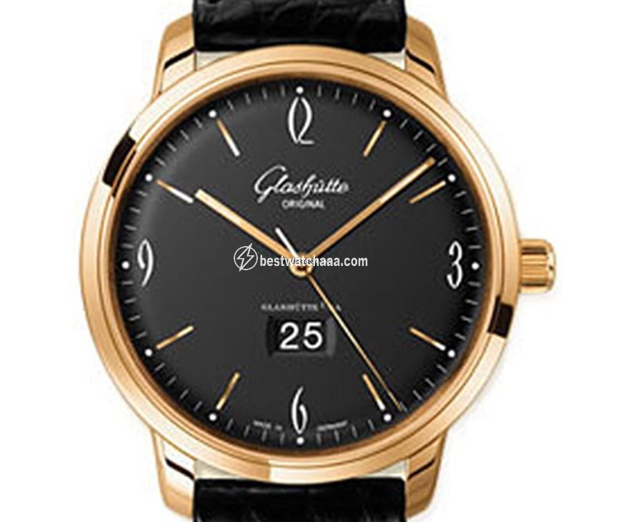Glashutte Original Sixties Panorama Date Mens watch Unisex Automatic Rose gold 39-47-02-01-04 - gallery