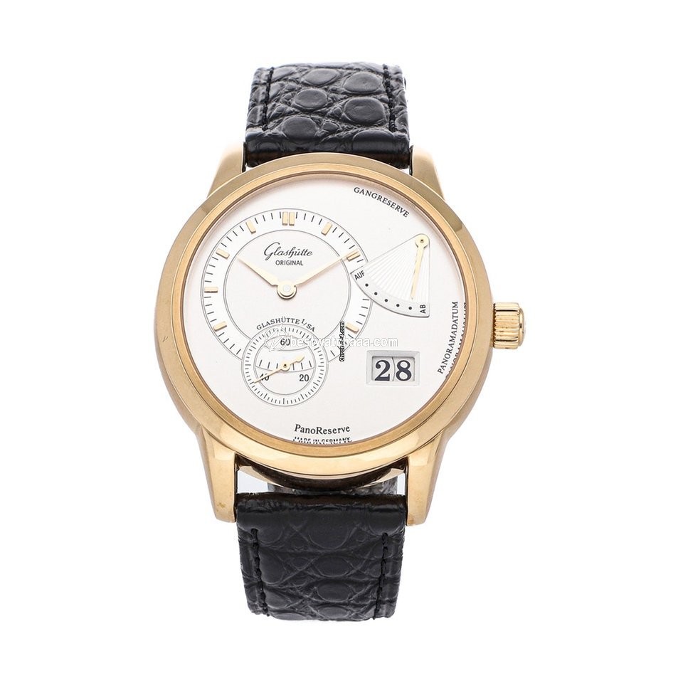 Glashutte Original PanoReserve Mens watch Unisex Manual winding Rose gold 65-01-01-01-04